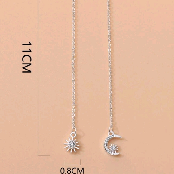 Sun & Moon Celestial Threaders, silver - Picture 4 of 4